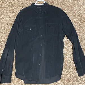 Large EXPRESS Corduroy Button Down Shirt